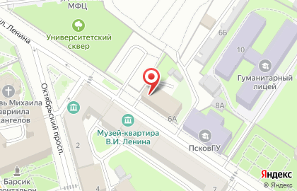Дача, FM 101.5 на улице Ленина на карте