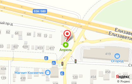 Аптека Апрель в Краснодаре на карте