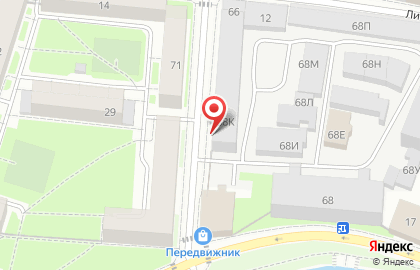 Банкомат Совкомбанк на Сердобольской улице на карте