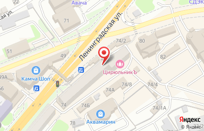 Салон продаж и обслуживания МегаФон в Петропавловске-Камчатском на карте