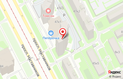 Зоомагазин Кот & Пёс в Красногвардейском районе на карте