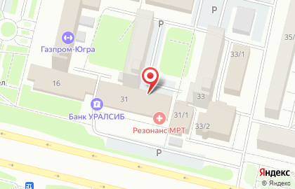 Банк Уралсиб в Сургуте на карте
