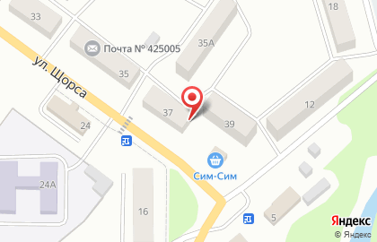 Продуктовый магазин в Йошкар-Оле на карте