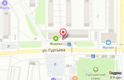 Салон iZЮМ на улице Гуртьева на карте
