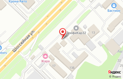 Торговая компания Профкровля на Шоссейной улице на карте