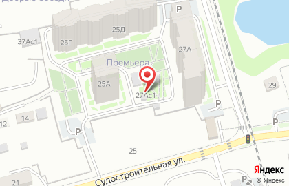 Магазин разливного пива Купец на Судостроительной улице на карте