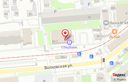 Банкомат СберБанк в Новосибирске на карте