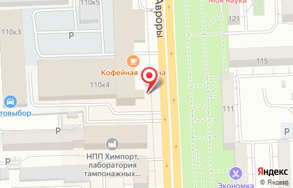 Салон связи Связной на улице Авроры на карте