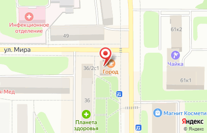 Клюква в Перми на карте