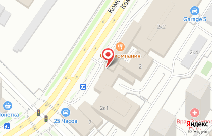 Телекоммуникационная компания МТТ-Бизнес в Советском районе на карте