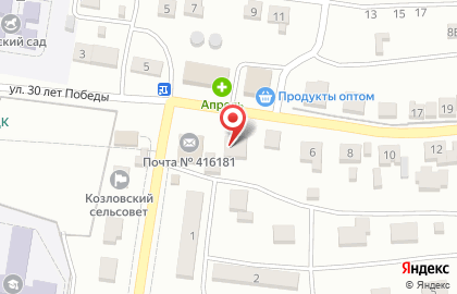 Козловский сельсовет на карте