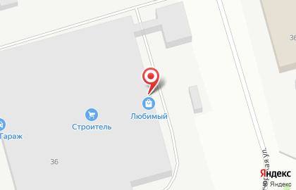 Магазин подарков Любимый на карте