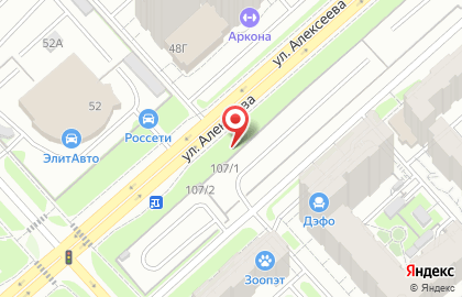 Автостоянка в Красноярске на карте