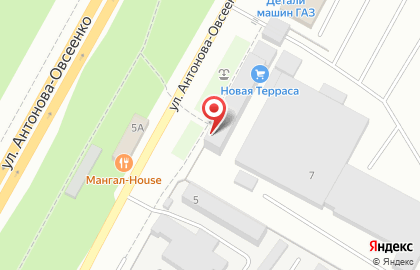 Служба заказа легкового транспорта Город на улице Антонова-Овсеенко на карте