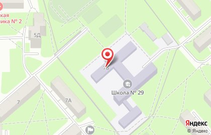 Школа английского языка Лингва на улице Маршала Соколовского на карте