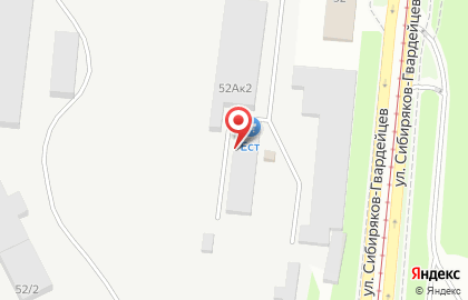 Производственно-монтажная компания Фортуна-НСК на площади Сибиряков-Гвардейцев на карте