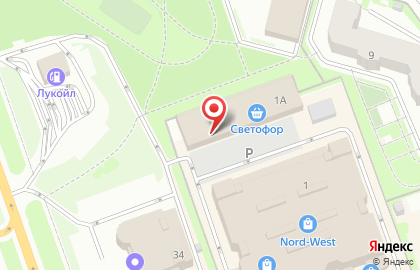 Автокомплекс АкваМир35 на Октябрьском проспекте на карте