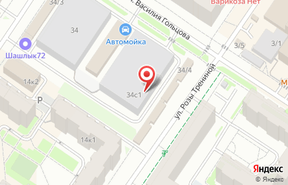 Тюменский на карте