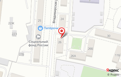 Алина на Владимирской улице на карте
