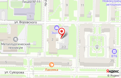 Мастер в Новокузнецке на карте
