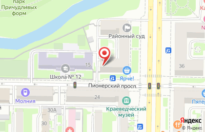 Коллегия адвокатов Центрального района на проспекте Металлургов на карте