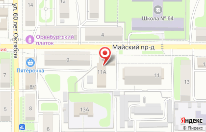 Центр социальной поддержки населения Оренбургского района на карте
