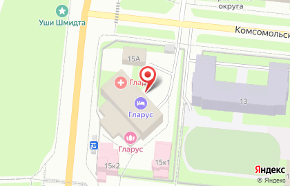 Гостиница Гларус на карте