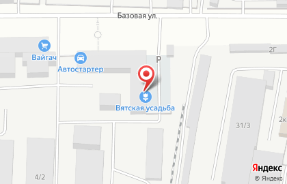 Группа компаний Тайфун Киров на Базовой улице на карте