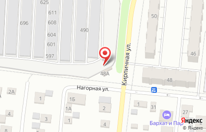 Шиномонтажная мастерская на Нагорной улице на карте
