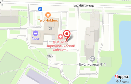Шиномонтажная мастерская в Красносельском районе на карте