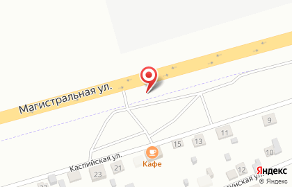 Удачный на Магистралиной улице на карте