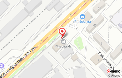 Торгово-производственная компания Живица на Рабоче-Крестьянской улице на карте