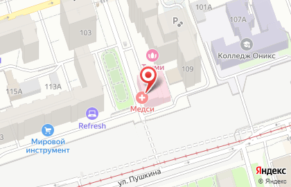 Аптечный пункт Медси на карте