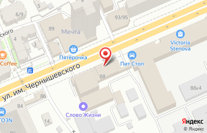 Салон керамической плитки и сантехники Тессер в Октябрьском районе на карте