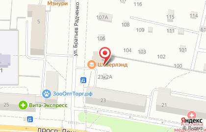 Терминал на площади Ленина на карте
