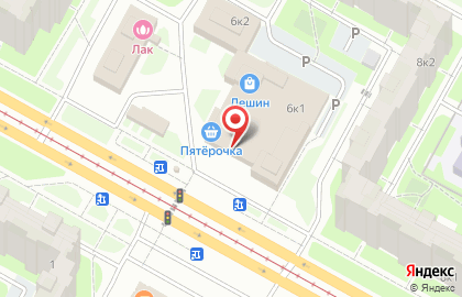 Зоомаркет Лори на Шлиссельбургском проспекте, 6 к 1 на карте
