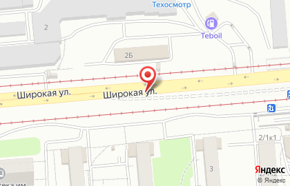 Автомотив на Широкой улице на карте