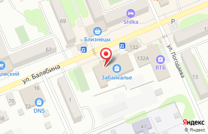 Развлекательный центр Забайкалье на карте