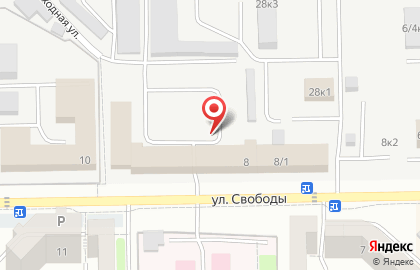 Банкомат, Сбербанк России, ОАО, Заводский район на улице Свободы на карте