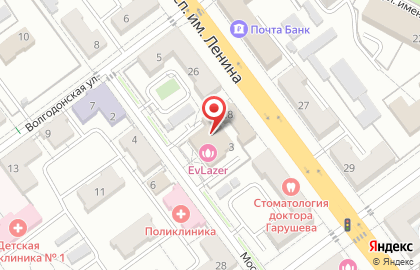Наркологическая клиника «Интокс» на карте