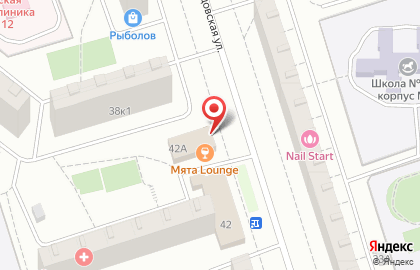 Кальян-бар Мята Lounge в Южном Орехово-Борисово на карте
