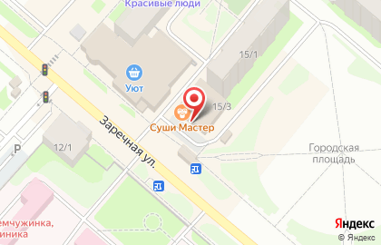 Микрокредитная организация РосДеньги на Заречной улице на карте