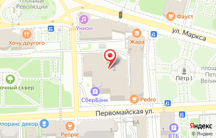 СберБанк в Липецке на карте