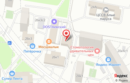 Сервисный центр Help-Holodilnik в Южном Медведково на карте