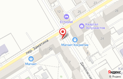 Киоск по продаже печатной продукции Роспечать на улице Замятина на карте