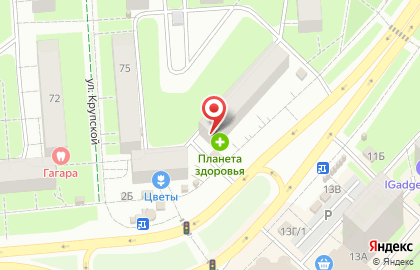 Цветочный магазин в Перми на карте