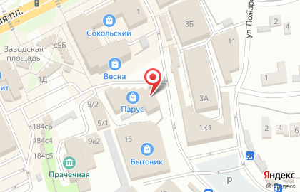 Магазин светотехники Тифани в Правобережном районе на карте