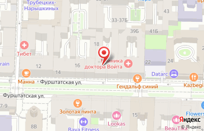 Радуга на Фурштатской улице на карте
