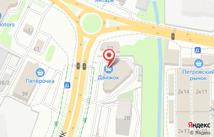 Автосервис ДвижОк в Октябрьском районе на карте