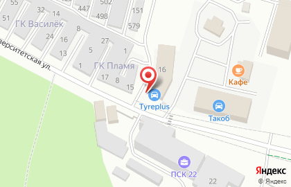 Шинный центр Tyreplus на карте